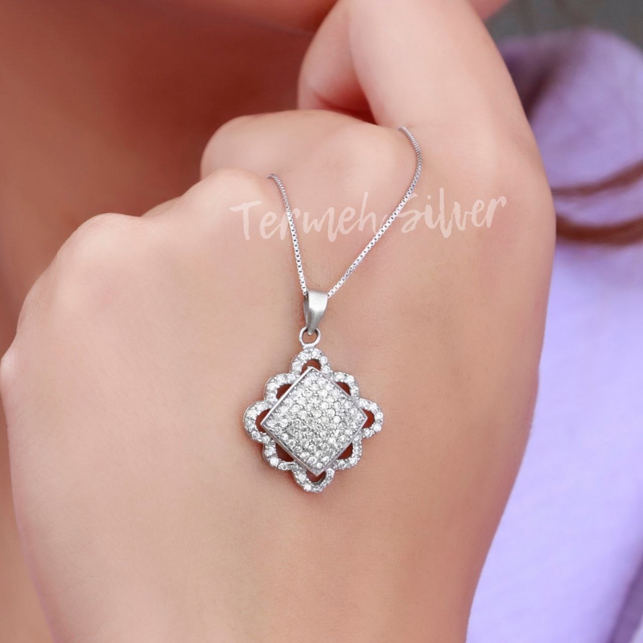 گردنبند نقره میکرو MT 1227 1 گردنبند نقره میکرو MT 1227