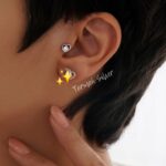 پیرسینگ نقره قلب GT 1172 42