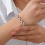 دستبند نقره جواهر دیاموند DT 1204 41