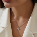 گردنبند نقره دم وال با زنجیر MT 1415 42