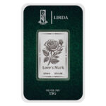 شمش نقره مدل Loves Mark گل رز عشق15 38