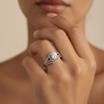 حلقه پشت حلقه نقره میکروHPH 1009 40