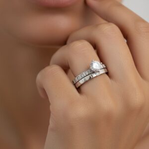 حلقه پشت حلقه نقره میکروHPH 1010 18 حلقه پشت حلقه نقره میکروHPH 1010 17