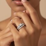 حلقه پشت حلقه نقره میکروHPH 1012 42