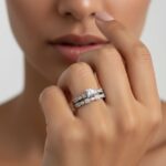 حلقه پشت حلقه نقره میکروHPH 1003 42