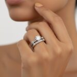 حلقه پشت حلقه نقره میکروHPH 1004 42