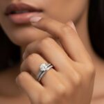 حلقه پشت حلقه نقره میکروHPH 1005 42