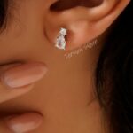 پیرسینگ و گوشواره نقره اشک GT 1181 40