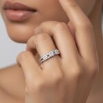 انگشتر نقره فلاور سه گل AT 1184 41