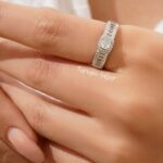 انگشتر نقره طرح الیزابت AT 1191 39