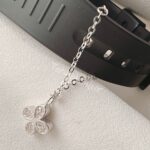 آویز ساعت نقره گل AST 1010 41