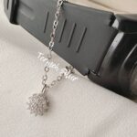 آویز ساعت نقره فلاور AST 1011 41
