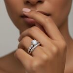 حلقه پشت حلقه نقره HPH 1033 40