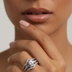 حلقه پشت حلقه نقره HPH 1046 42