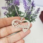 مدال مردانه نقره اسم اسماعیل MEDZ 1056 38