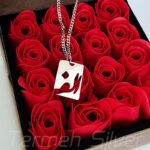 مدال زنانه نقره اسم (الف) MEDZ 1798 38