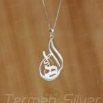 مدال زنانه نقره اسم الهه MEDZ 1818 38