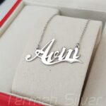 مدال زنانه نقره اسم آوین MEDZ 2077 38