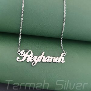 مدال زنانه نقره اسم ریحانه MEDZ 3025 13