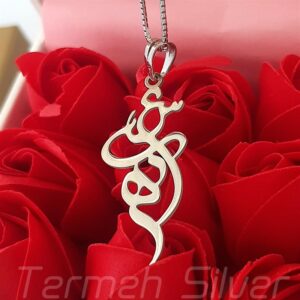 مدال زنانه نقره اسم سعیده MEDZ 1911 10