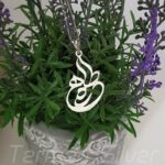 مدال زنانه نقره اسم طاهره MEDZ 1934 40