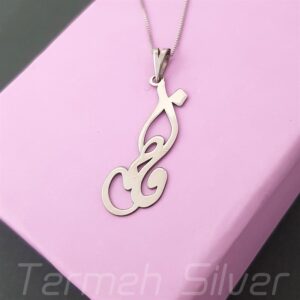 مدال زنانه نقره اسم فاطمه MEDZ 1944 15
