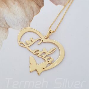 مدال زنانه نقره اسم لیلا MEDZ 3092 23