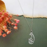 مدال زنانه نقره اسم لیندا MEDZ 1332 41