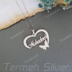 مدال زنانه نقره اسم محدثه MEDZ 3096 38