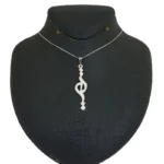مدال زنانه نقره طرح ماه تولد تیر MEDZ 1752 38