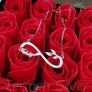 مدال زنانه نقره اسم مهدیه MEDZ 4004 15