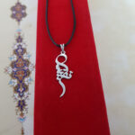 مدال زنانه نقره اسم نفیسه MEDZ 1584 39