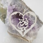 مدال زنانه نقره اسم نوشین MEDZ 2022 40