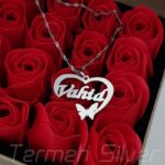 مدال مردانه نقره اسم وحید MEDZ 1086 38