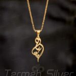 مدال زنانه نقره اسم پریا MEDZ 1834 38