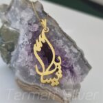 مدال زنانه نقره اسم پریسا MEDZ 1838 38