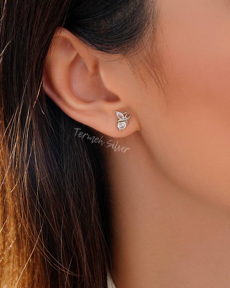 پیرسینگ نقره سنجاقک GT 1216 1 پیرسینگ نقره سنجاقک GT 1216