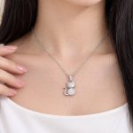 گردنبند نقره گربه MT 1335 24