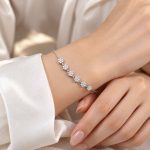 دستبند نقره فلاور DT 1266 23