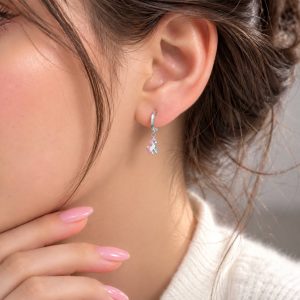 گوشواره نقره یونیکورن GT 1236 14