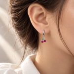 گوشواره نقره گیلاس GT 1239 25